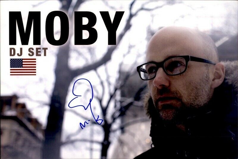 Moby authentic signed DJ 10x15 Photo Poster painting W/Cert Autographed EDC Dub step 26-d