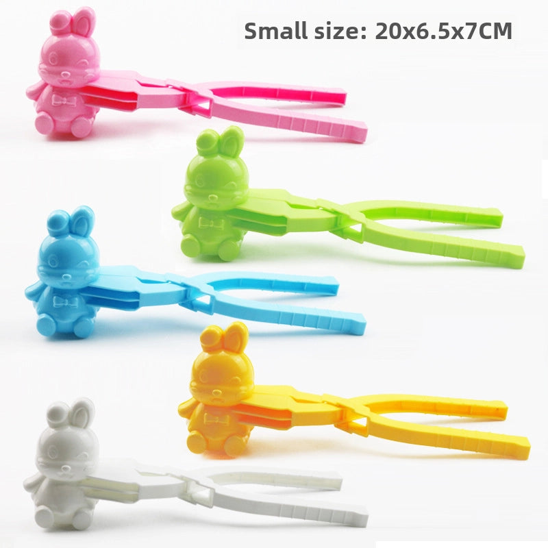 Children’s Winter Outdoor Toy Snow Clip Snowball Fight Artifact Snowflake Love Snowball Clip Play Snow Toy Sand Mold