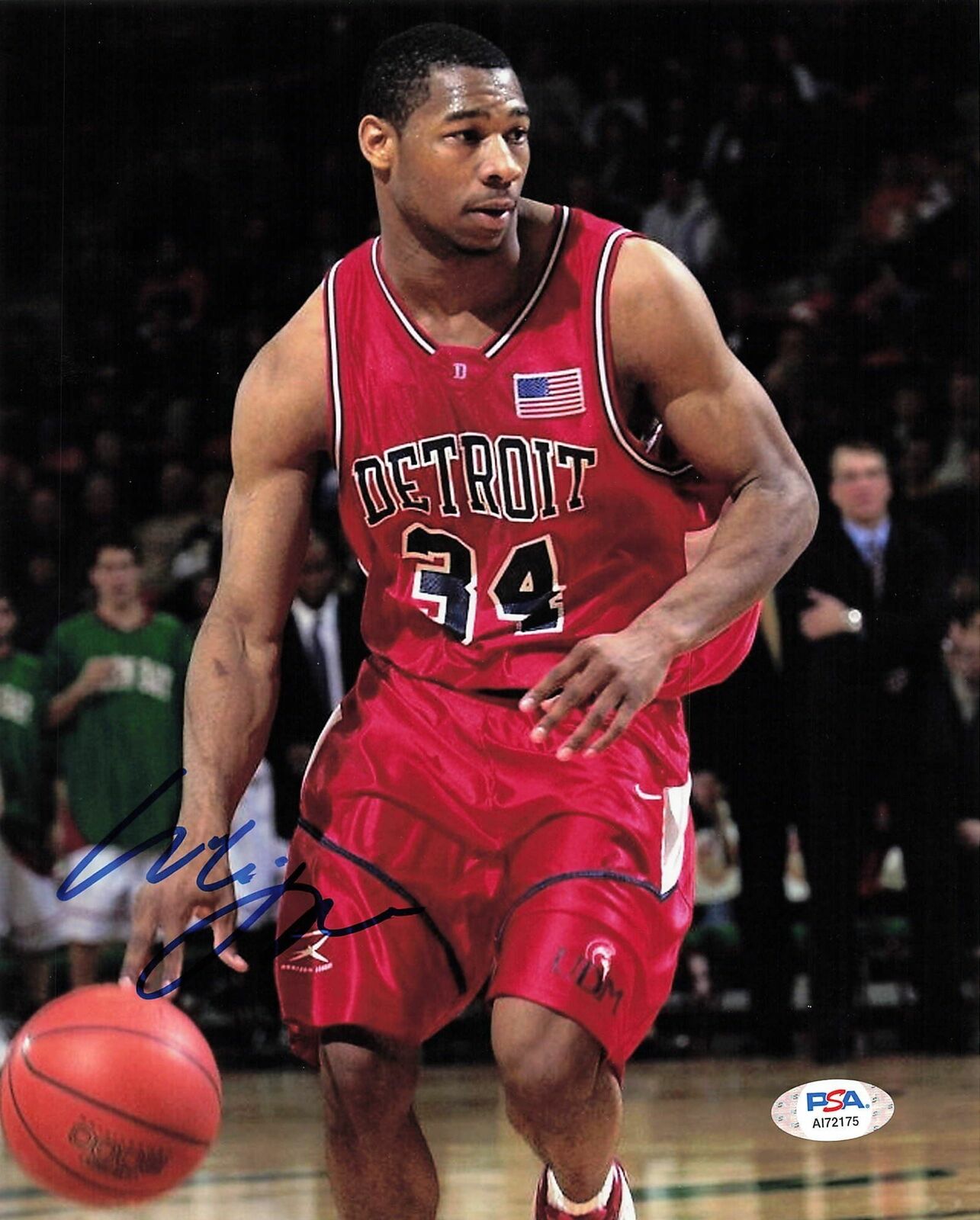 WILLIE GREEN signed 8x10 Photo Poster painting PSA/DNA Detroit Pistons Autographed