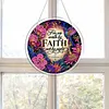 Diamond Painting Acrylic Single-Sided Drill Faith Hummingbird Sign Pendant for Home Decor