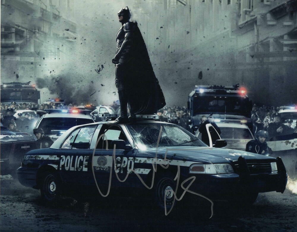 CHRISTIAN BALE SIGNED AUTOGRAPH 11x14 Photo Poster painting - THE DARK KNIGHT RISES, BATMAN B