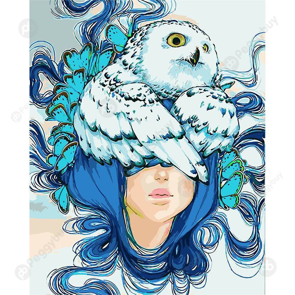 

40*50CM Paint By Numbers-Bird, 501 Original