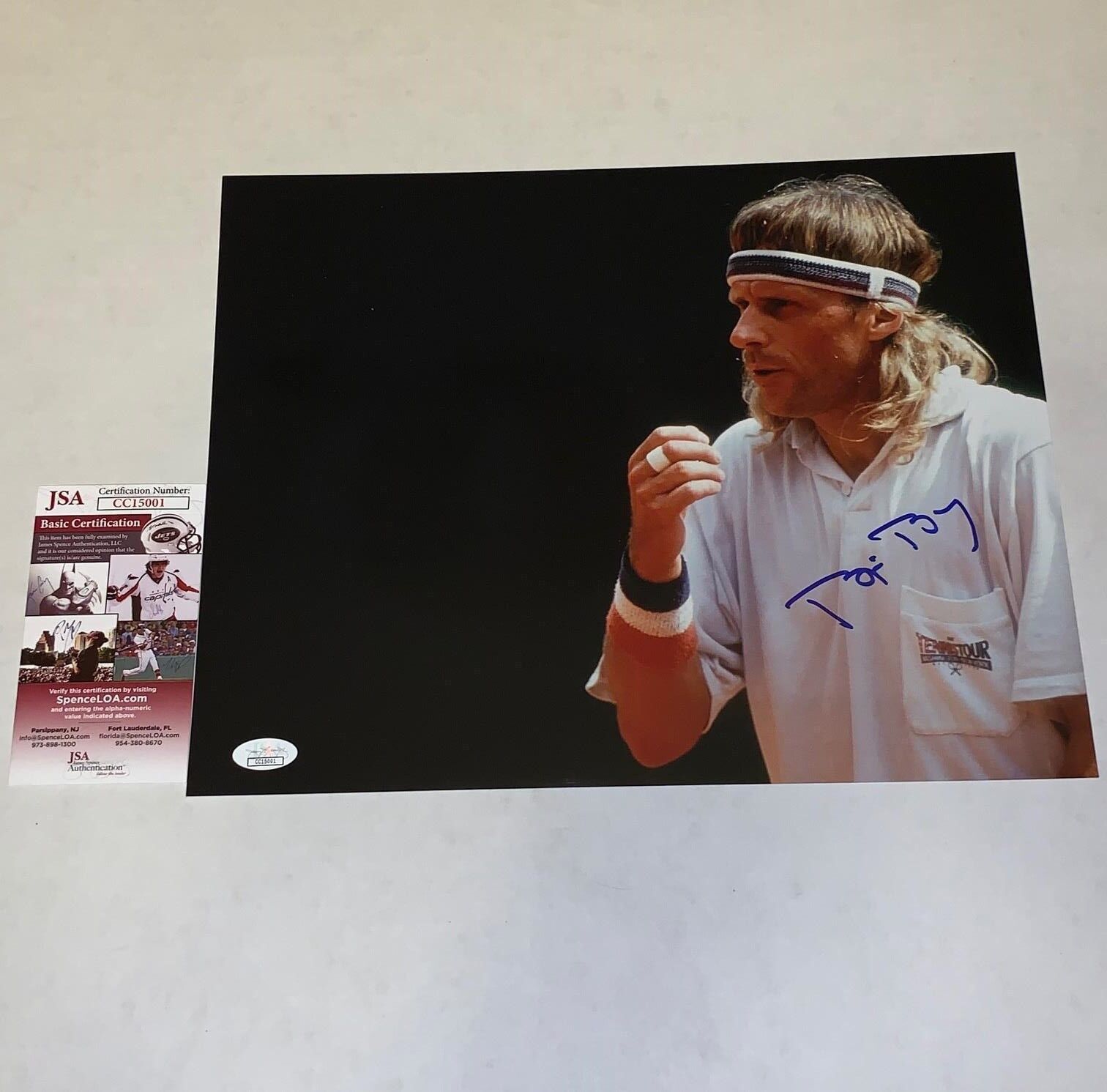 Bjorn Borg Tennis Legend signed 11x14 Photo Poster painting Wimbledon Grand Slam Champion JSA