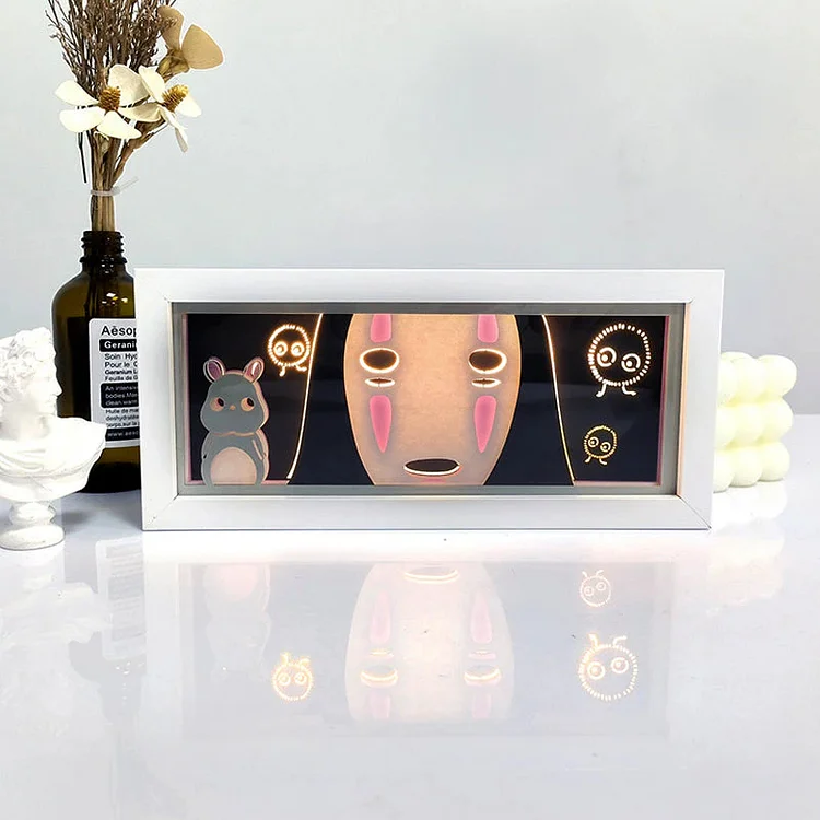 3D LED Box Light - Spirited Away-No Face