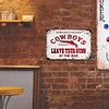 COWBOYS LEAVE YOUR GUNS AT THE BAR - Vintage Metal Signs(12*16Inch) - Bar
