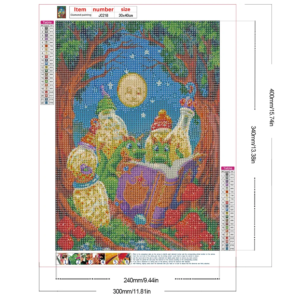 Diamond Painting - Full Round Drill - Dinosaurs(Canvas|30*40cm)