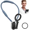 Magnetic Neck Phone Holder, Neck Phone Holder POV/Vlog Selfie Holder Hands-free Phone Neck Video Recording Chest Mount Holder