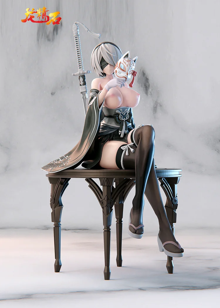 PRE-ORDER Dragon Stone Studio - NieR Automata NIKKE & NieR Collab 2B & A2  1/7 Statue(GK）(Adult 18+)