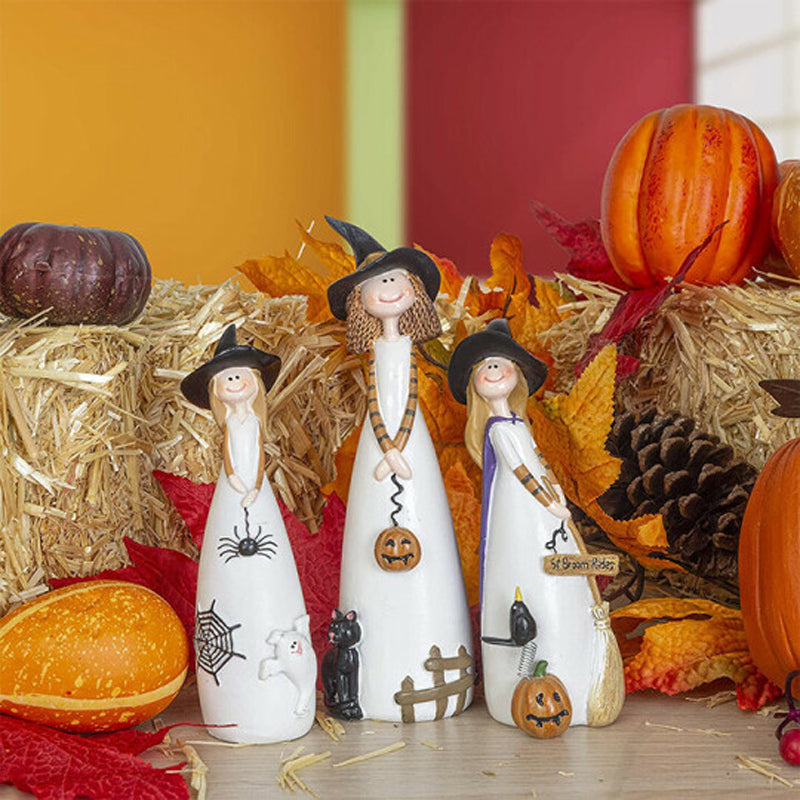 Chapeau Haut De Forme Sorcière Halloween - Lot De 2 Pièces - Décoration Fête - Neuf Sous Film