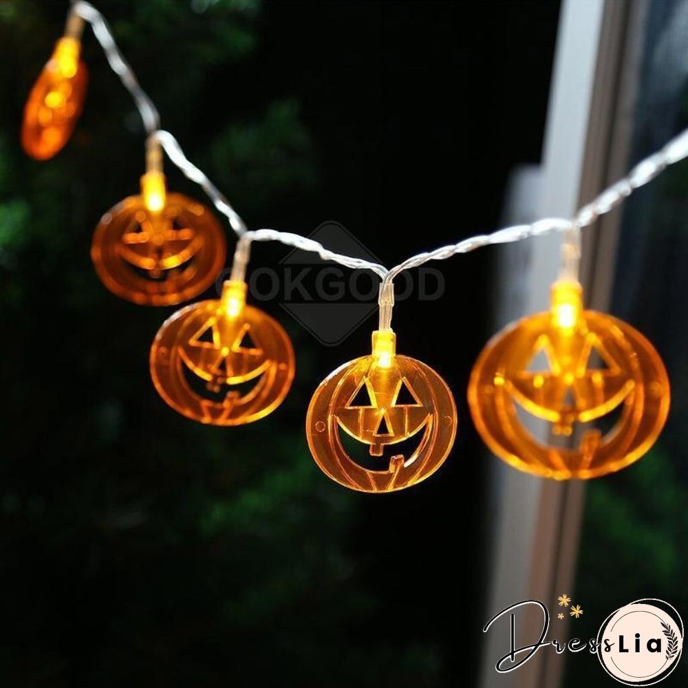Halloween Themed LED String Lights With Remote Control