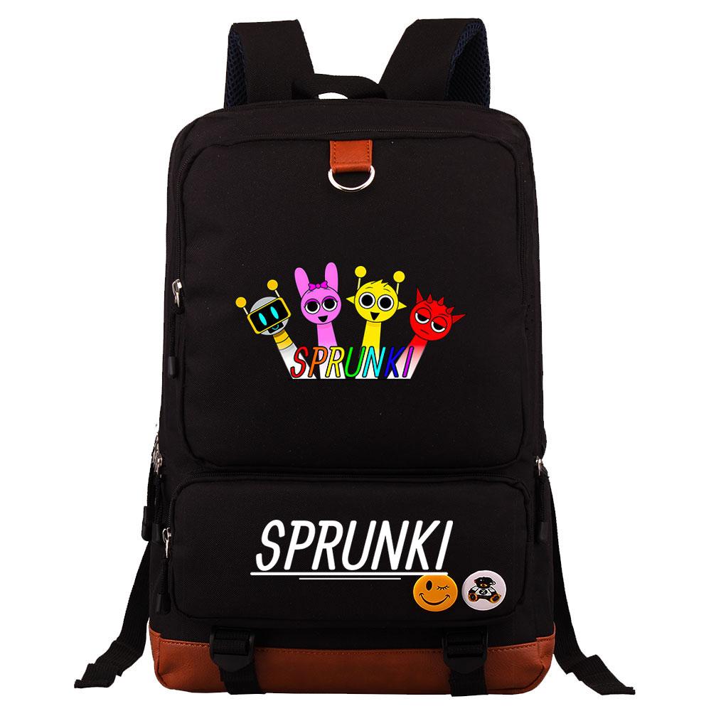 Mayoulove Sprunki Backpack Water-Resistant Lightweight Design For School Adventures-Mayoulove