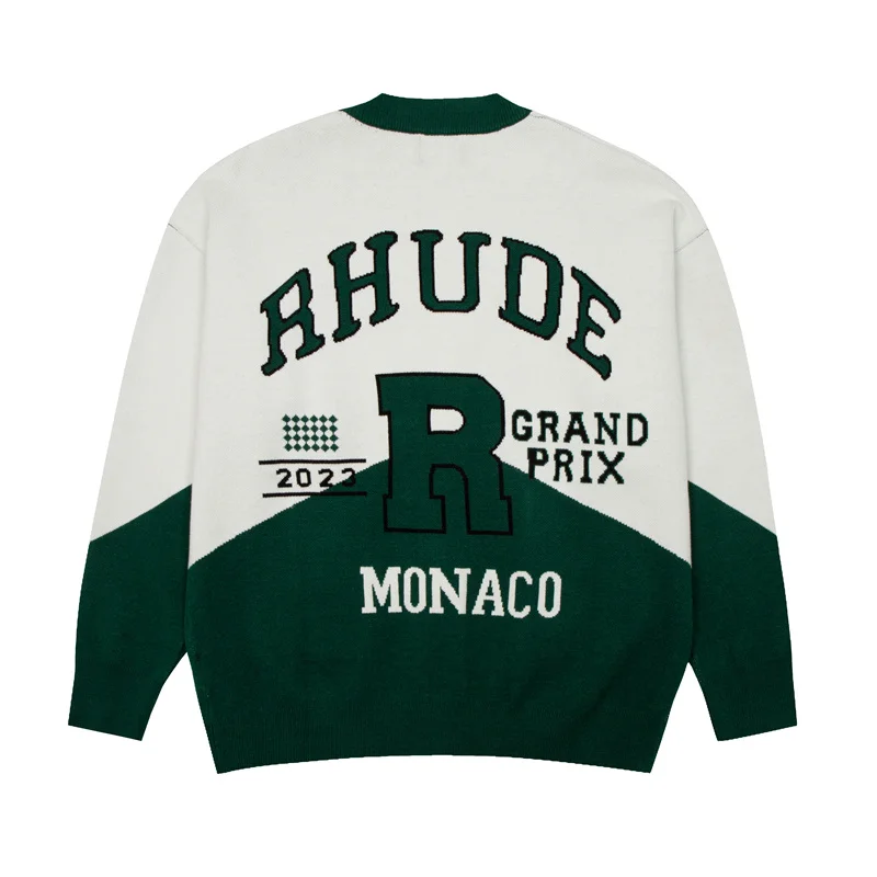 RHUDE 2023 New autumn and winter knitted sweaters