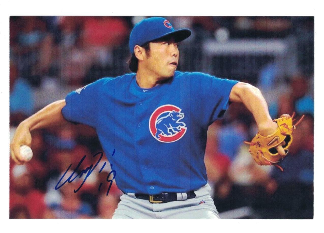 Koji Uehara Signed Autographed 4x6 Photo Poster painting Chicago Cubs