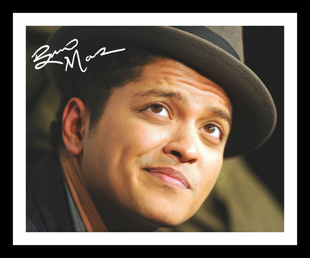 Bruno Mars Autograph Signed & Framed Photo Poster painting 2