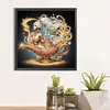 Genius Lamp Beauty - Diamond Painting - Partial Special Shaped Drill(Canvas|30*30cm)