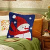 Snowman-DIY Latch Hook Rug Pillowcase Kits 43*43cm tapestrymarket