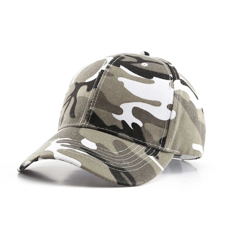 Unisex Minimalist Leaves Camouflage Curved Eaves Baseball Cap