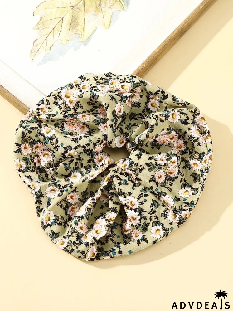 3pcs Flower Print Hair Accessory Set