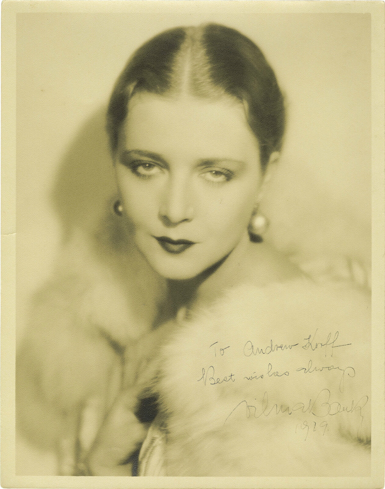 VILMA BANKY Signed Photo Poster paintinggraph - Silent Film Star Actress - preprint