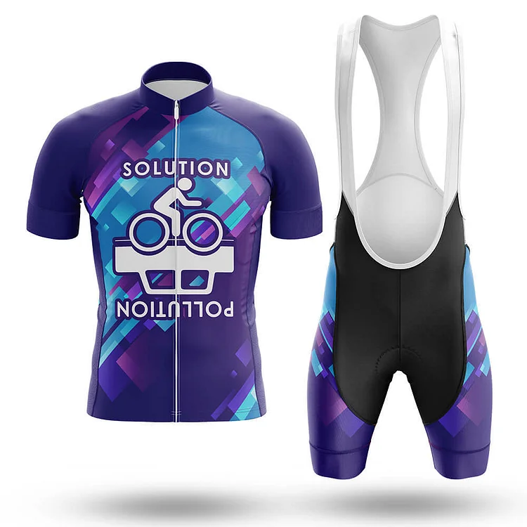 Solution Pollution Men's Short Sleeve Cycling Kit