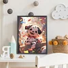 >SALE<5D DIY Full Round Drill Diamond Painting Zodiac Dog Kit Home Decoration 30x40cm