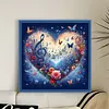 Heart-Shaped Flowers-11CT Stamped Cross Stitch 40*40cm/15.75*15.75in tapestrymarket
