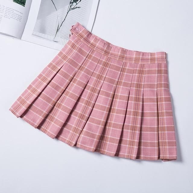 Fashion Preppy Style Plaid Skirt SP14812