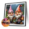 (40*40cm)Gnome - Round Partial AB Drill Diamond Painting