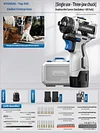 Functional wall drilling and hole drilling pistol drill with lithium battery rechargeable new type of electric screwdriver