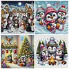 (Multi-Style) Christmas Animal-11CT Stamped Cross Stitch 50*50cm/19.69*19.69in tapestrymarket