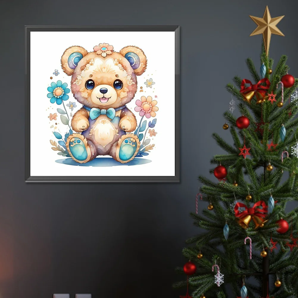 Full Round Diamond Painting 30*30cm - Bear