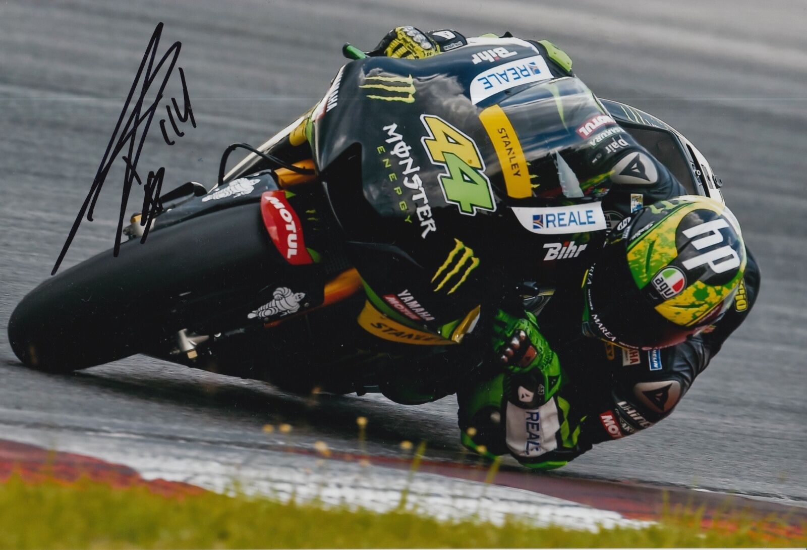 Pol Espargaro Hand Signed 12x8 Photo Poster painting Monster Yamaha Tech 3 2016 MOTOGP 19.