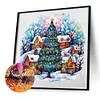 Diamond Painting-DIY Full Round Drill Xmas Tree(40x40cm)