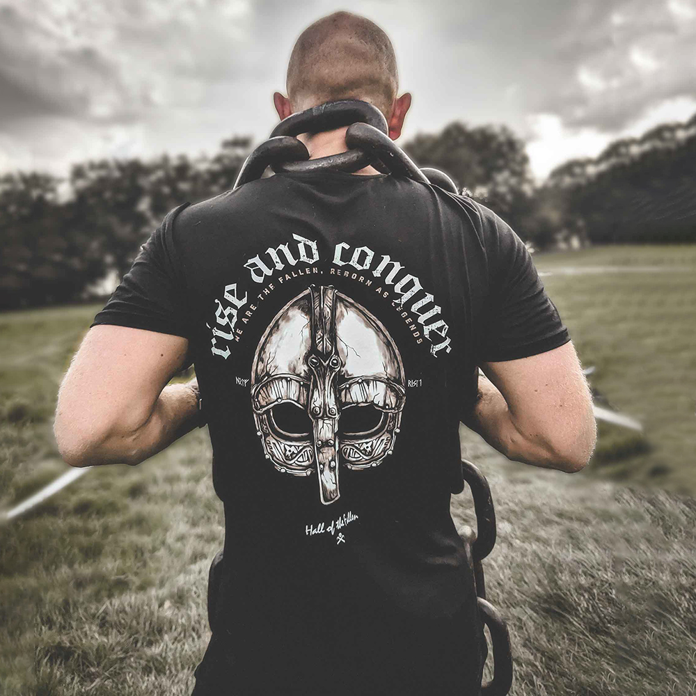 Men's Rise And Conquer Printed Casual T-Shirt / Rvogue / Rvogue