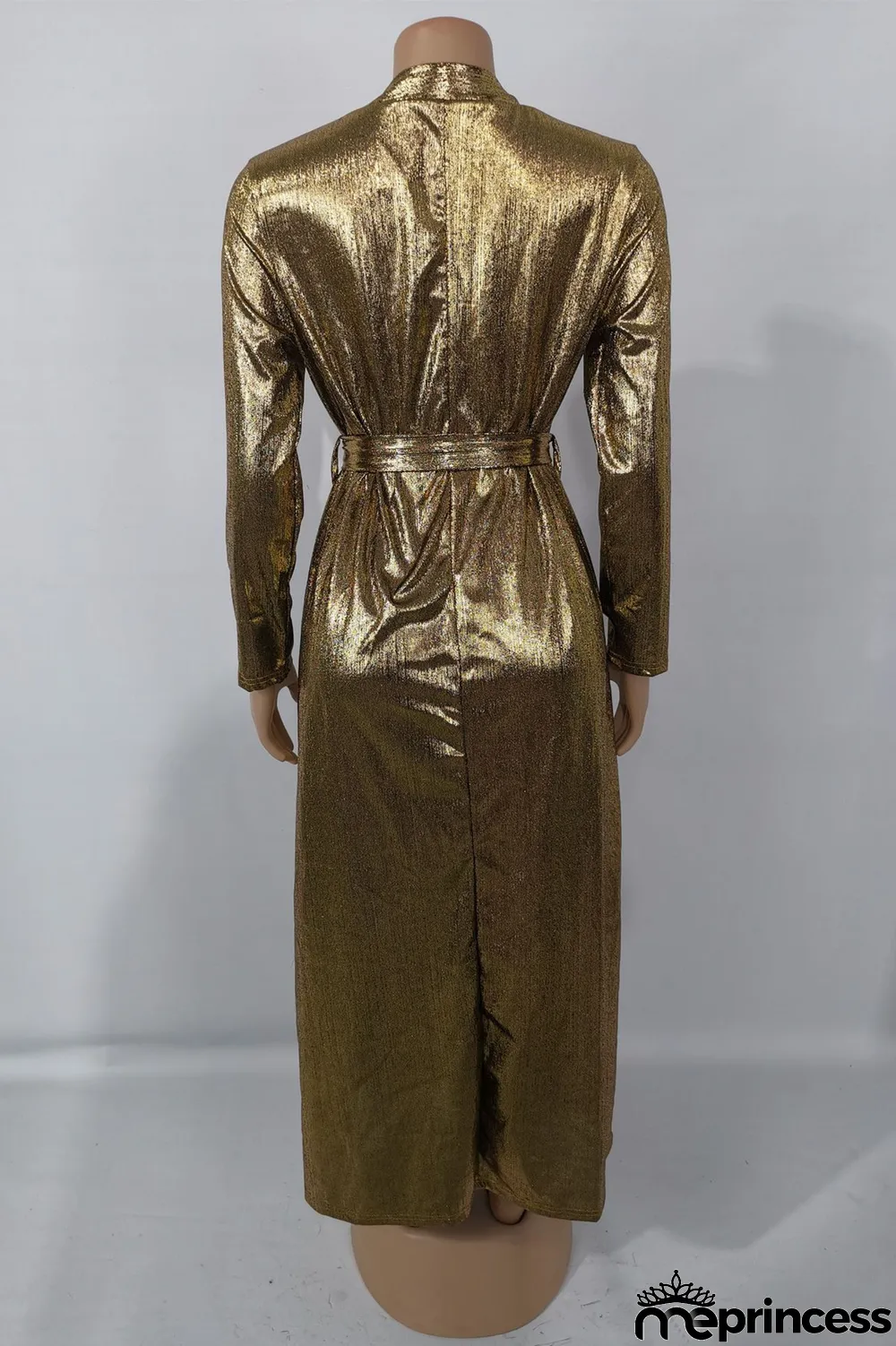 Gold Fashion Casual Solid Cardigan Outerwear