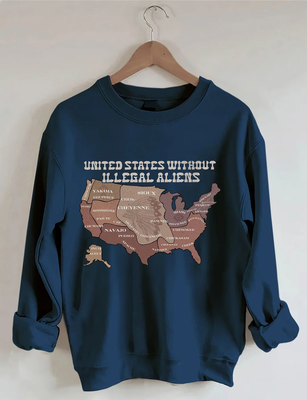 United States Without Illegal Aliens Sweatshirt
