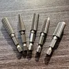 5Pcs Hex Shank Metal Grinding Drill Bits Reusable High Speed Steel Rotary Files Multi-Purpose High Speed Steel Multi-Material Carving Tool for Soft Metal Stone Carving