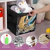 (US Local)DIY Diamond Painting Storage Box Canvas Organizer Box Diamond Painting Kit (H)