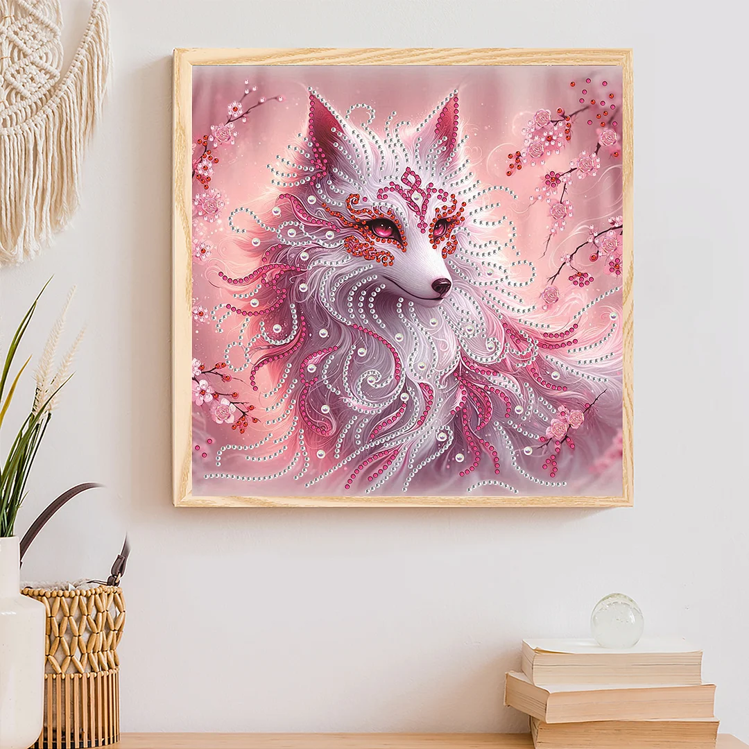 Fox - Partial Special Shaped Drill Diamond Painting Kits (Canvas|30*30cm)