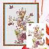 Cats And Butterflies - 11CT Stamped Cross Stitch - 40*56cm