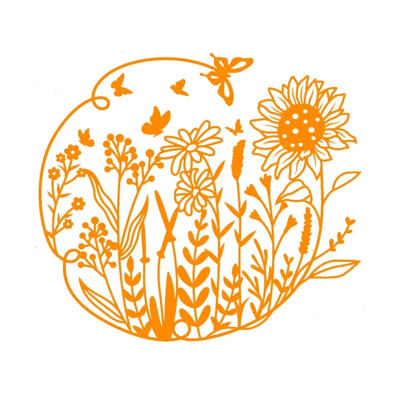 Flowers Butterfly Grass  Metal Cutting Dies For DIY Scrapbook Cutting Die Paper Cards Embossed Decorative Craft Die Cut New