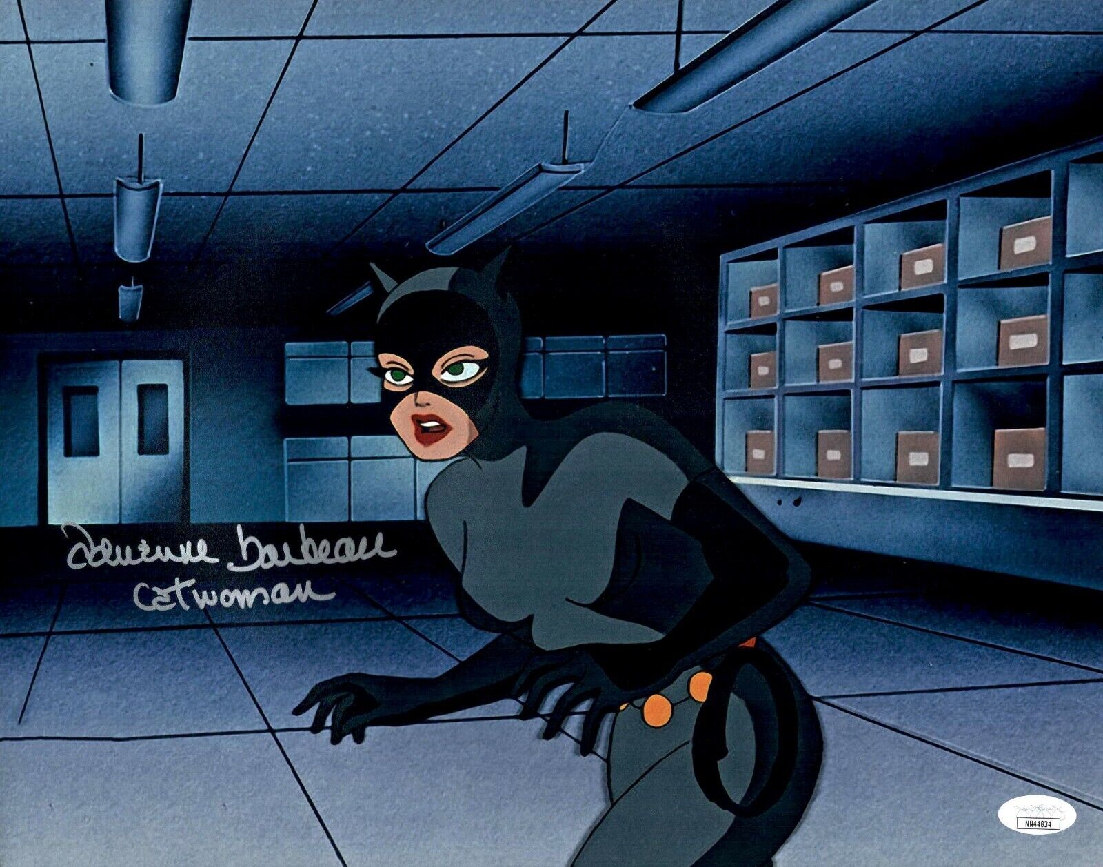 ADRIENNE BARBEAU Signed 11x14 Photo Poster painting BATMAN ANIMATED SERIES Autograph JSA COA