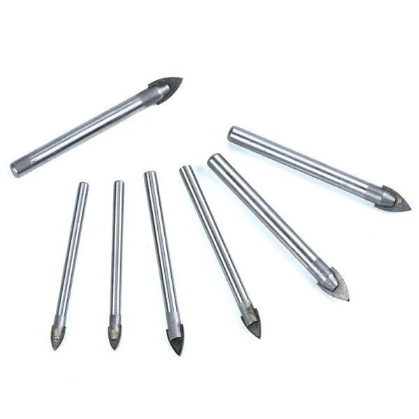 Triangle Spear Point Head Glass and Tile Drill Bit