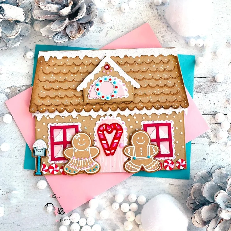 Nigikala Goddess Metal Cutting Dies House add on diy Scrapbooking Photo Album Decorative Embossing Paper Card Crafts Die