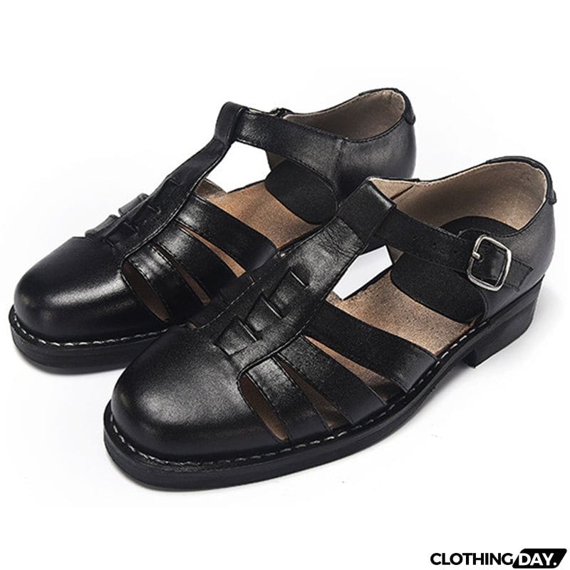 Soft Breathable Solid Color Sandals For Men