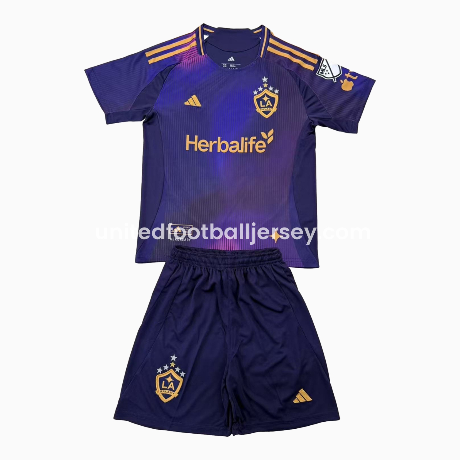 LA Galaxy 2025 Away Men's Adult Jersey Set - Fans Version