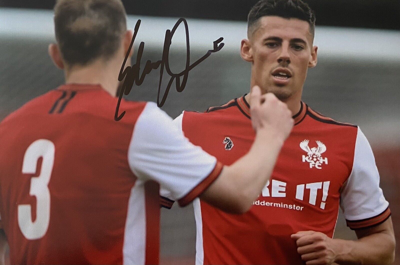 Ed Williamson Genuine Hand Signed Kidderminster Harriers 6X4 Photo Poster painting