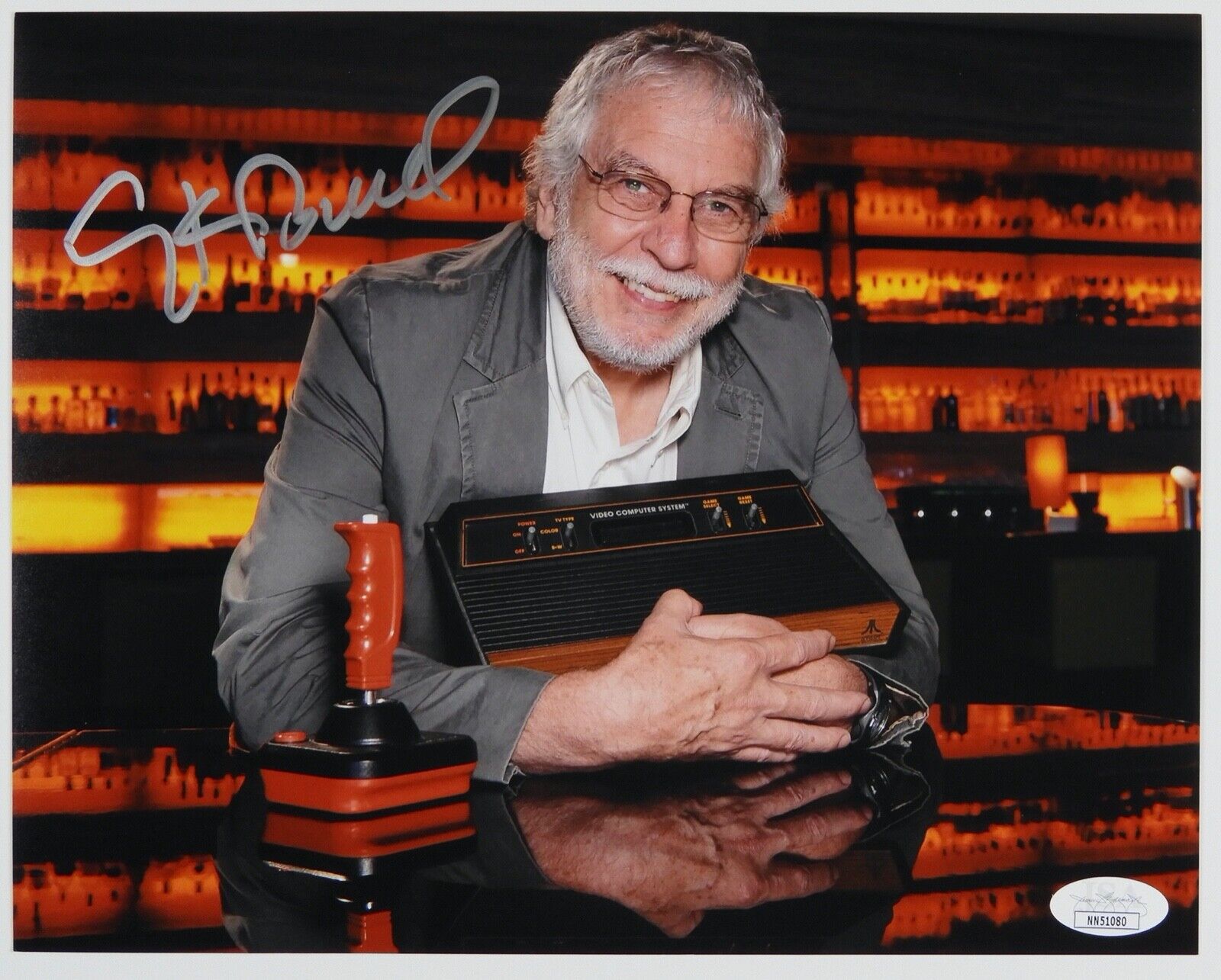 Nolan Bushnell Signed Autograph 8 x 10 Photo Poster painting JSA COA Atari Ping Pong Pitfall