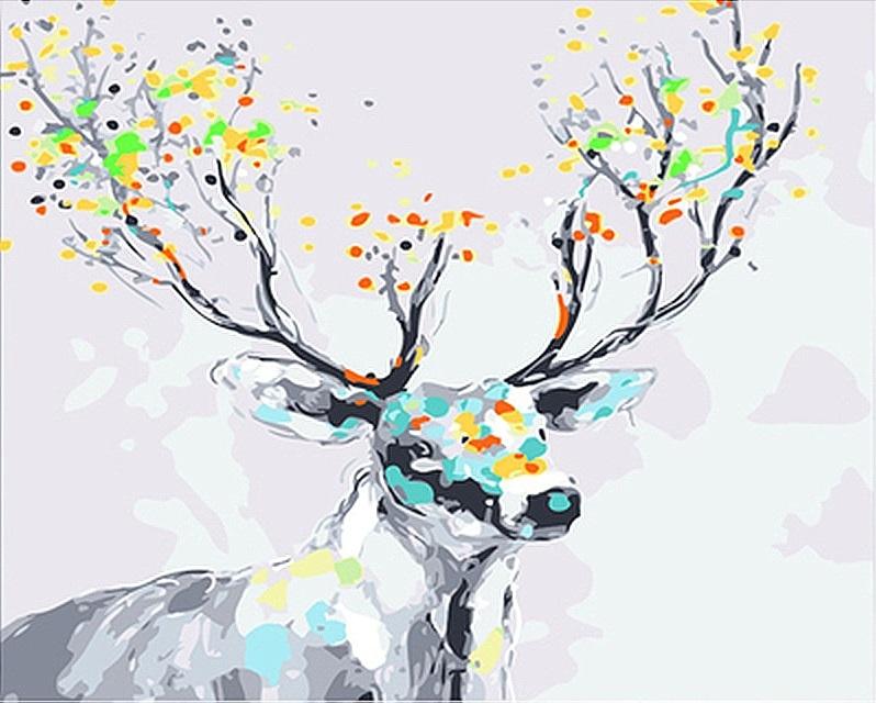 

Astral Deer – Paint By Numbers - 40*50CM, 501 Original