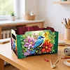 5D DIY Diamond Painting dekorative Aufbewahrungsbox Holz Aufbewahrungskupplung (Bluebird)